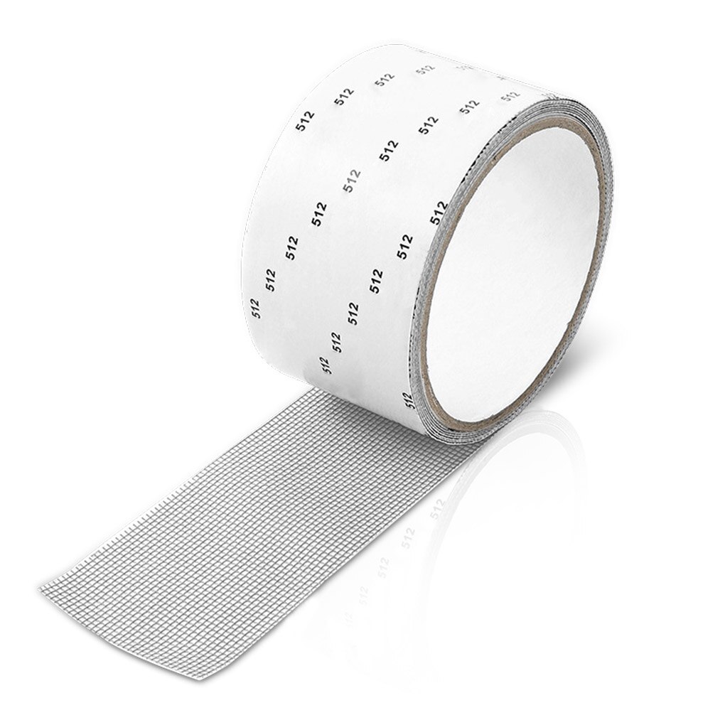 Screen Repair Tape Window Door Waterproof Patch Self-adhesive Strong Fix Anti-Insect Door Mosquito Net Mesh Broken Holes Repair: Grey