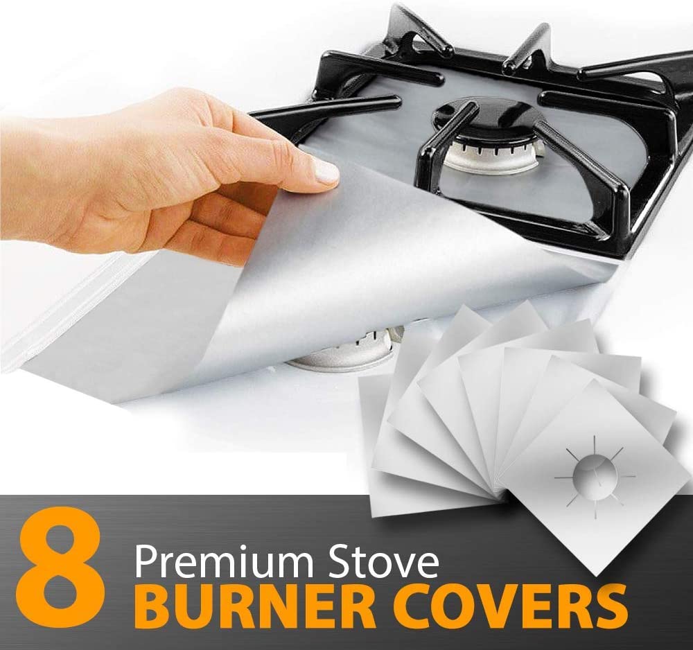 4 unids/set protectores de horno a Gas olla cubierta de alfombrilla de limpieza de la estufa de Gas de cocina Protector para la cocina utensilios de cocina Accesorios