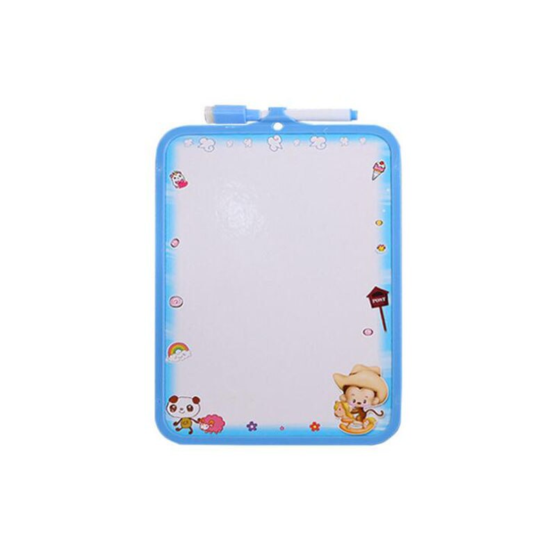 White Board Cartoon Small White Board Whiteboard Message Board Children'S Student Writing BoardPractice Drawing Board Stationery