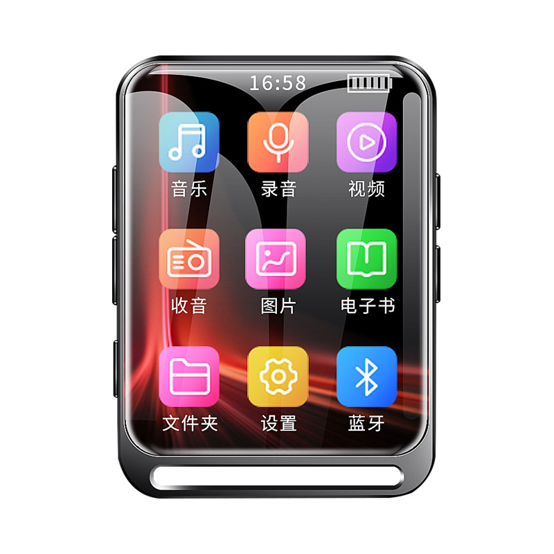 2.8 Inch Mp3 Player Full Touch Screen Ultra-high Sound Lossless Walkman Mp4 Music Player Bluetooth Pluggable TF Card: 2.4 inch version 16G