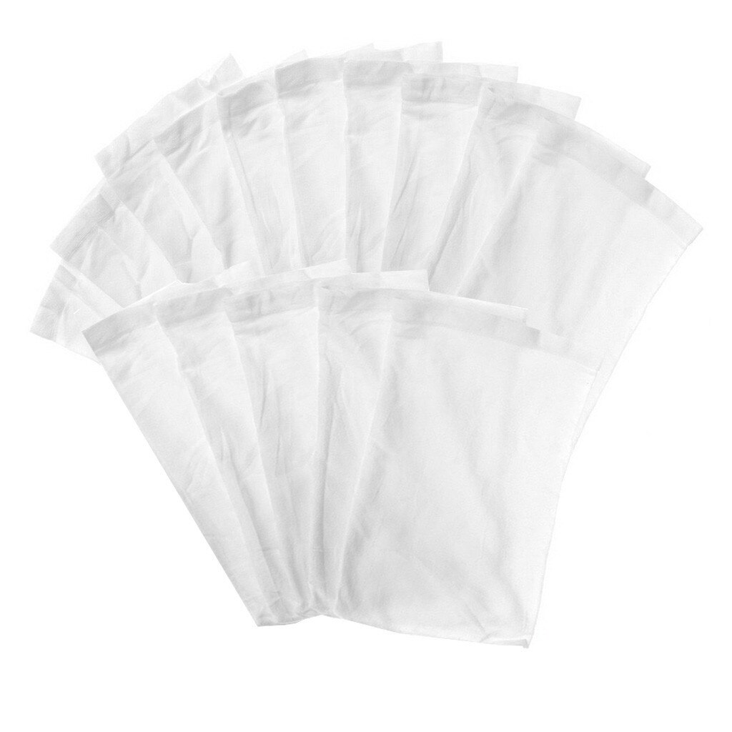 5/10/20Pc Swimming Pool Aquarium Fish Tank Filter Bag Mesh Net Sump Felt Sock Nylon Replacement White Filters Accessories Tool: C