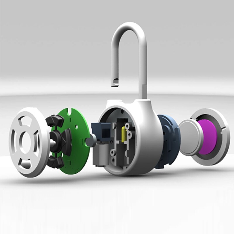 Smart Bluetooth Mobile Phone APP Door Locks Password Keyless Electric Padlock Anti Theft Drawer Cabinet Locks