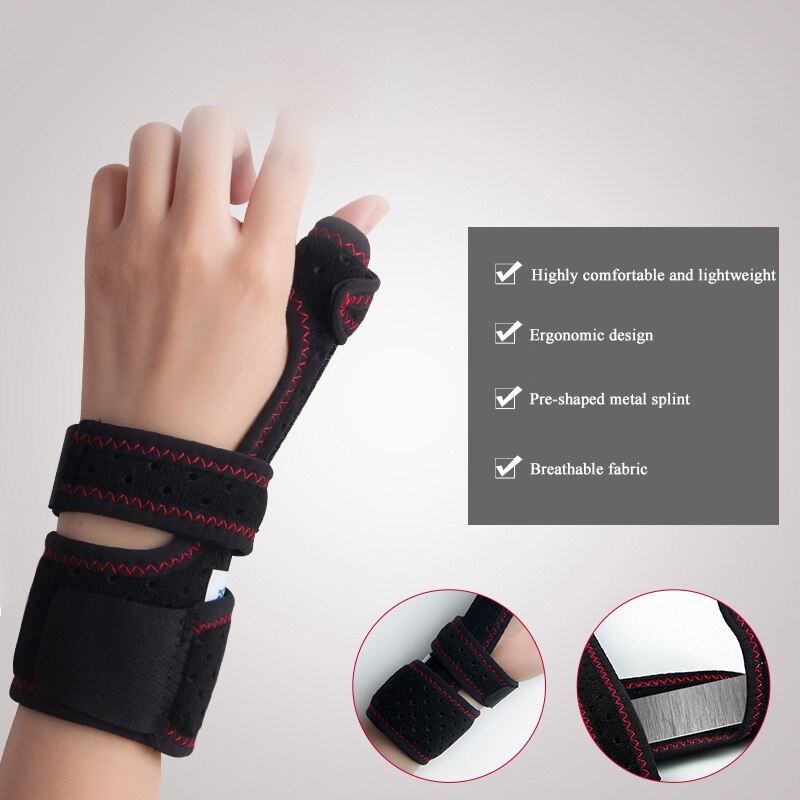 Youhekang Verstelbare Pols Duim Brace Spalk Duim Protector Vinger Stabilisator Pijnbestrijding Herstel Brace Bescherming
