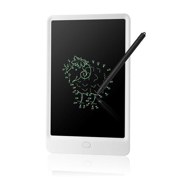 NEWYES LCD Schrijven Tablet 10 inch Tekening Dunne Handschrift Pad Bericht Graphics Board Kids Schrijfbord Kinderen: White Writing Tablet