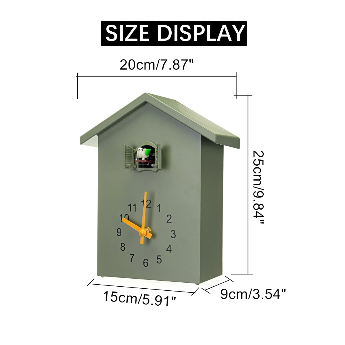 Plastic Cuckoo Quartz Wall Clock Modern Bird Home Living Room Hanging Watch Horologe Clocks Timer Office Home Decoration