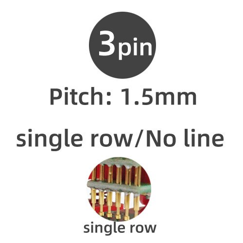 2Pin 3Pin 4pin Frame Clip Test Downloader Programming Tool Jtag 1.5mm Burning Hand hold Tool with Dupont cable: 3p No line