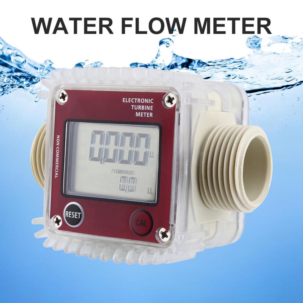 K24 Turbine Flow Meter Digital High Accuracy Flame Retardant Modular LCD Display Flowmeter For Petroleum Hardware Tools