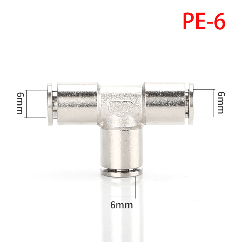 PU PG PE Brass Metal Pneumatic Quick Coupling 4 6 8 10 12mm Apply Air Compressor Hose High Pressure Connector High temperature: PE6