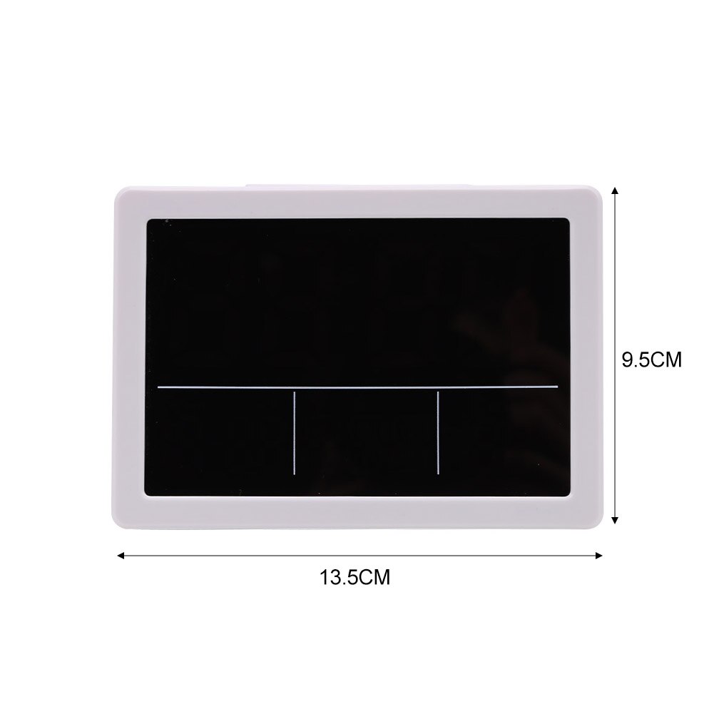 Silent Digital LED Alarm Clock Table Desk Temperature Humidity Meter Date Weather Station Screen Display Clock