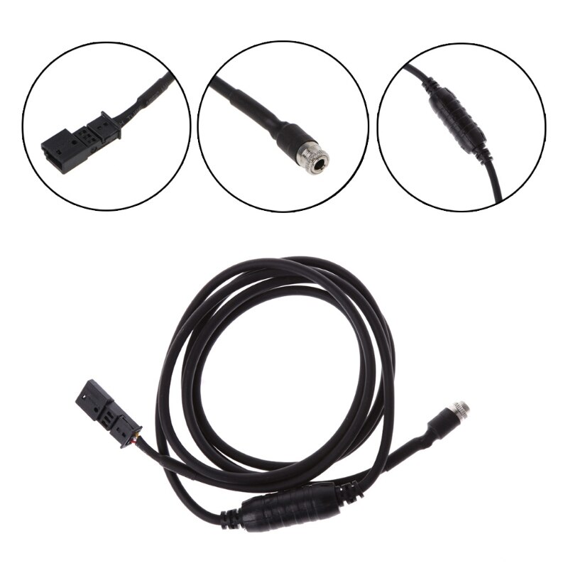Aux Input Adapter Vrouwelijke 3 Pins Kabel Voor Bmw E39 E53 E46 X5 BM54 16:9