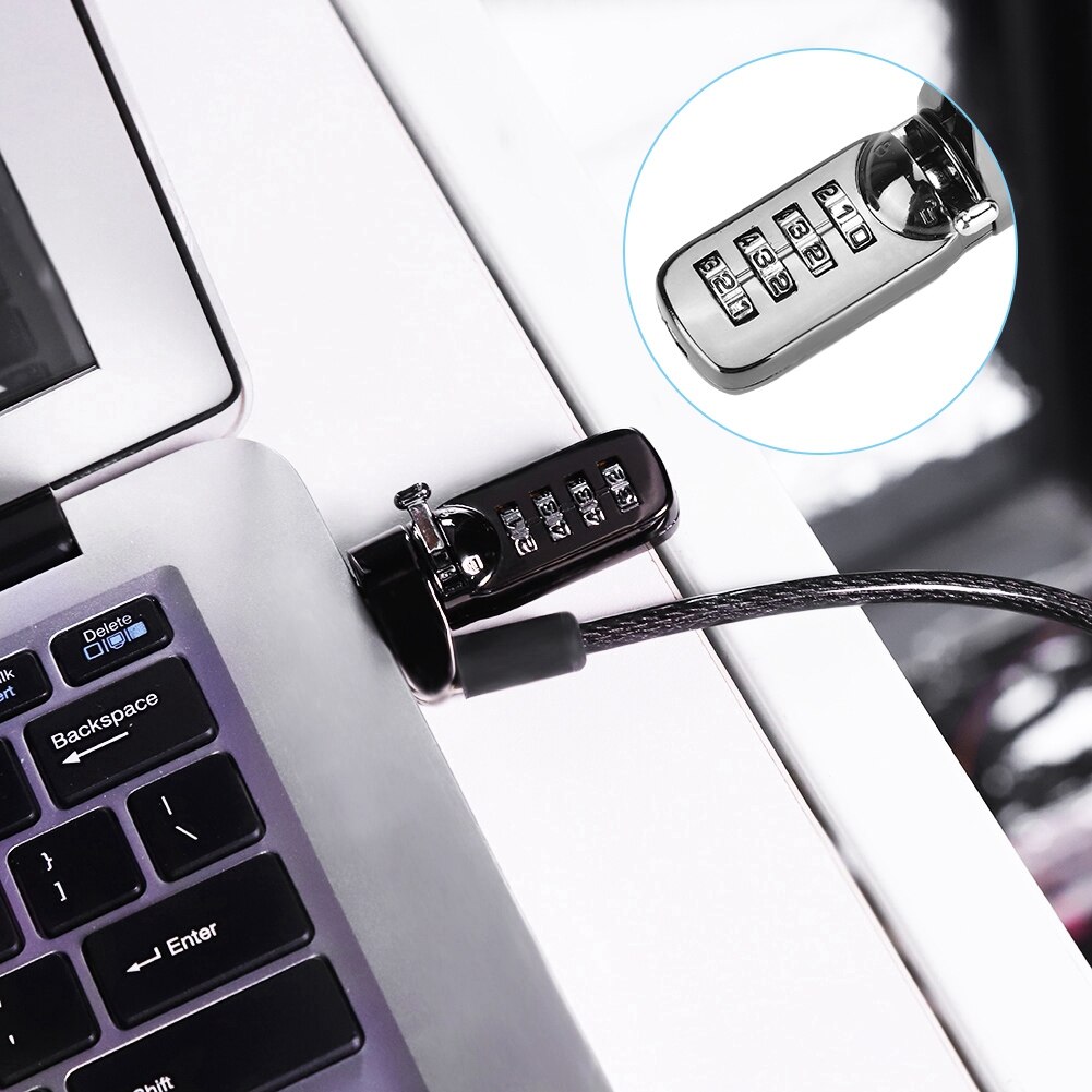 Uitgebreide Keyless Digitale Anti-diefstal Gecodeerde Combinatie Slot voor Laptop Computer