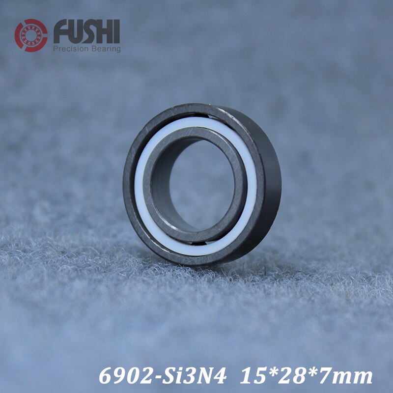6902 Full Ceramic Bearing ( 1 PC ) 15*28*7 mm Si3N4 Material 6902CE All Silicon Nitride Ceramic 6902 Ball Bearings