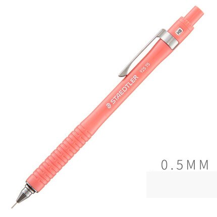 Staedtler farve automatisk blyant 1 stk 925 75 lav tyngdepunkt tegning pen 0.5mm studenter stang aktivitet blyant maleri værktøj: Karminrød