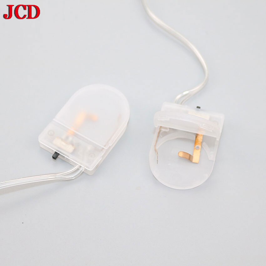 Jcd 1Pcs CR2032 Knoopcelbatterij Socket Holder Case Cover Met Aan/Uit Schakelaar 3V X1 6V Batterij Opbergdoos: Transparent