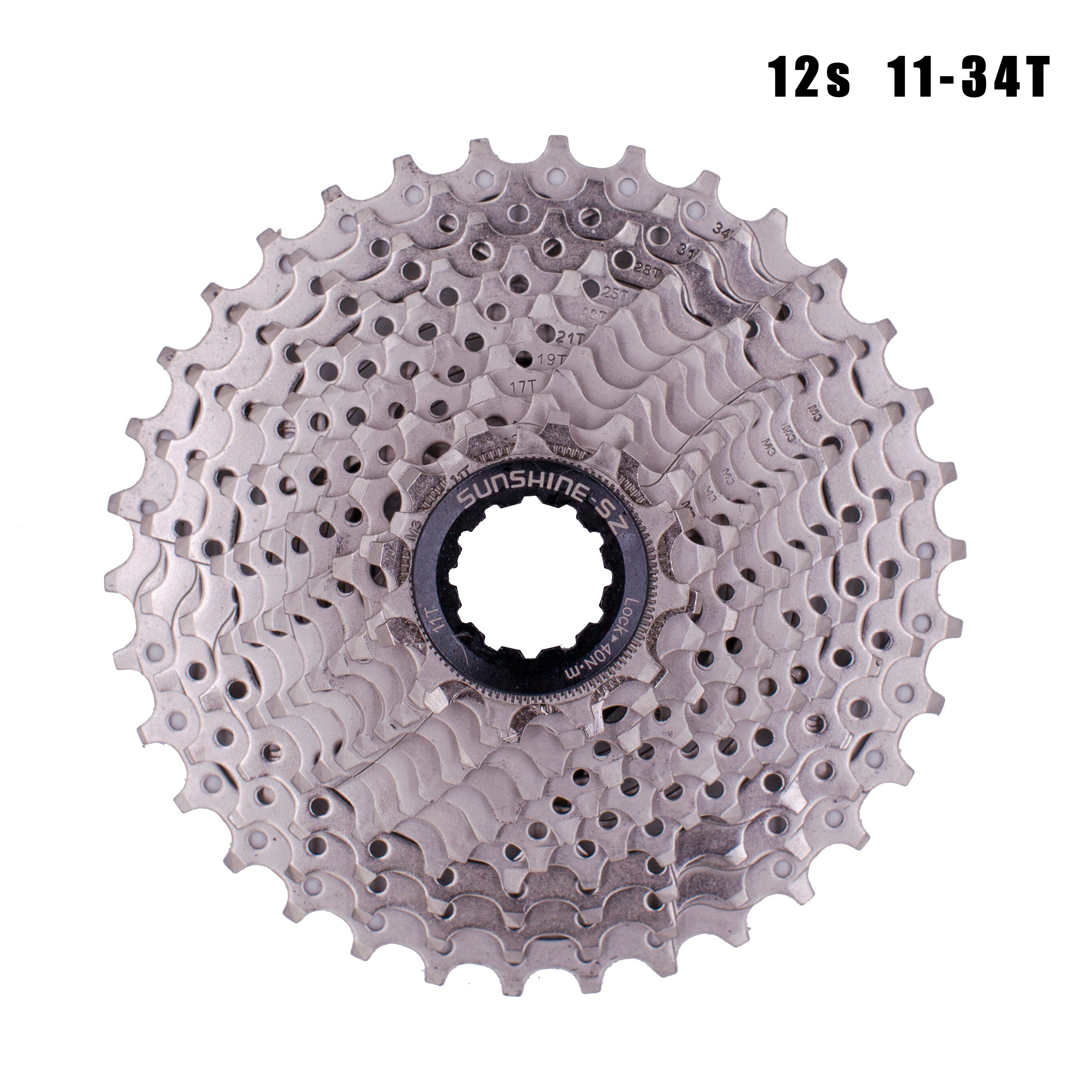 SUNSHINE Road Bike 8 9 10 11 12 s Speed Velocidade 11-25/28T/32T/34T Bicycle Cassette Freewheel Sprocket for SHIMANO