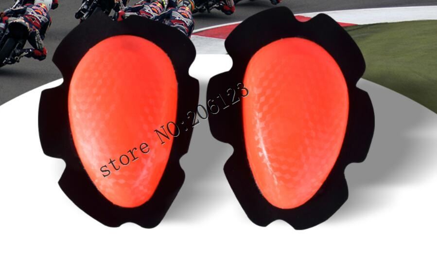 Rodilleras protectoras para motocicleta, rodillera Universal, deslizadores, tres colores, como se muestra en la foto: Naranja