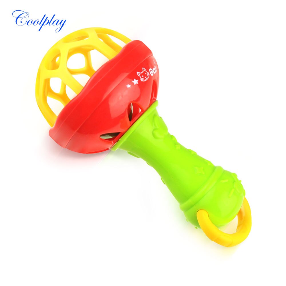 1pc Rasseln Entwickeln Baby Intelligenz Greifen Zahnfleisch Kunststoff Hand Glocke Rassel Lustige Pädagogisches Handys Spielzeug Weihnachten Geburtstag