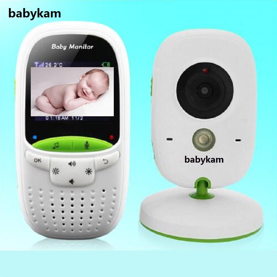 Babyfoon Camera Babyfoon 2.0 Inch Lcd Ir Nachtzicht Temperatuur Monitor 8 Slaapliedjes Intercom Babyfoon Ontmoette Camera