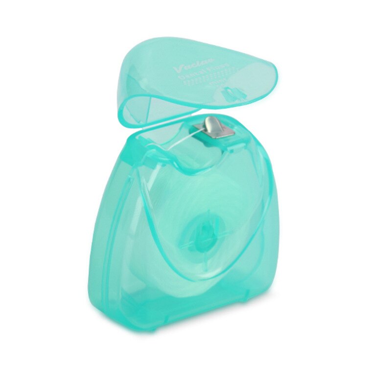 50m/Roll Oral Teeth Hygiene Clean Dental Flosser Teeth Interdental Cleaning Wax Mint Flavored Dental Floss Toothpick Clean Wire: Green  