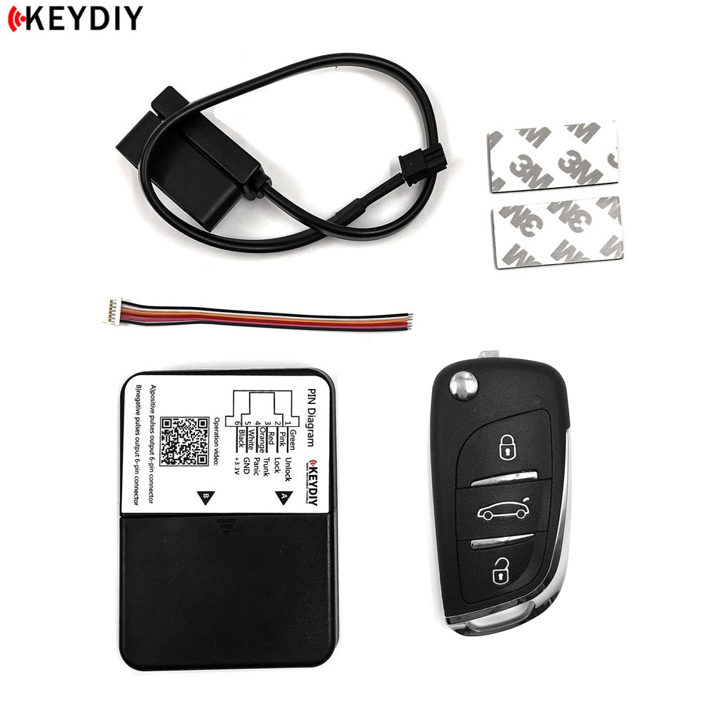 Keydiy Kd Remote Universele Interface 10 Pin Adapter Doos Verandering Normale Autosleutel Flip Remote Sleutel Nodig Originele sleutel