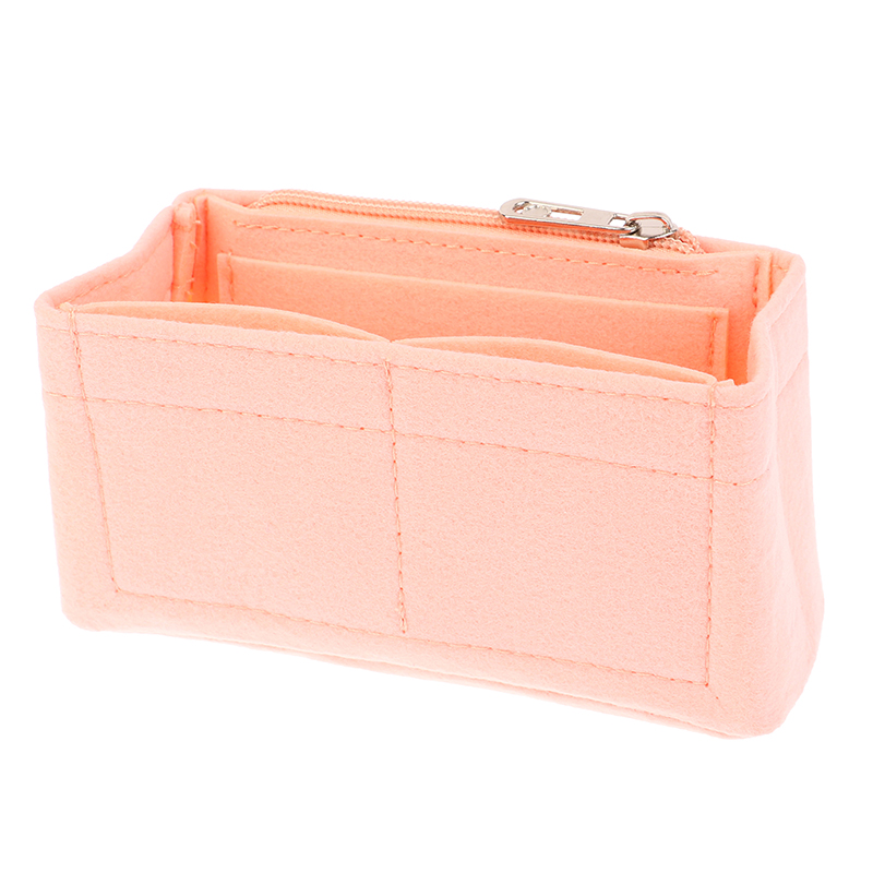 1 Stück Liner Tasche Filz Stoff machen-hoch Tasche Unterstützung Filz Einsatz Tasche passt für Handtasche Reise tragbare Einsatz Geldbörse Aufbewahrung tasche Organizer: Freier Raum