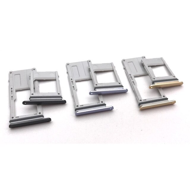 Micro Sd Sim Adapter Lade Voor Samsung Galaxy A8 A530F: Black