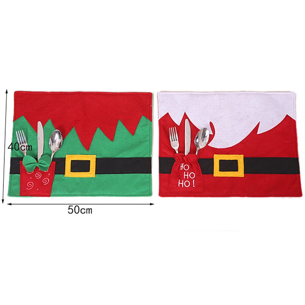 Christmas Party Decor Chair Covers Christmas Decoration Chair Covers Placemat Dining Seat Santa Claus Home Decor Navidad