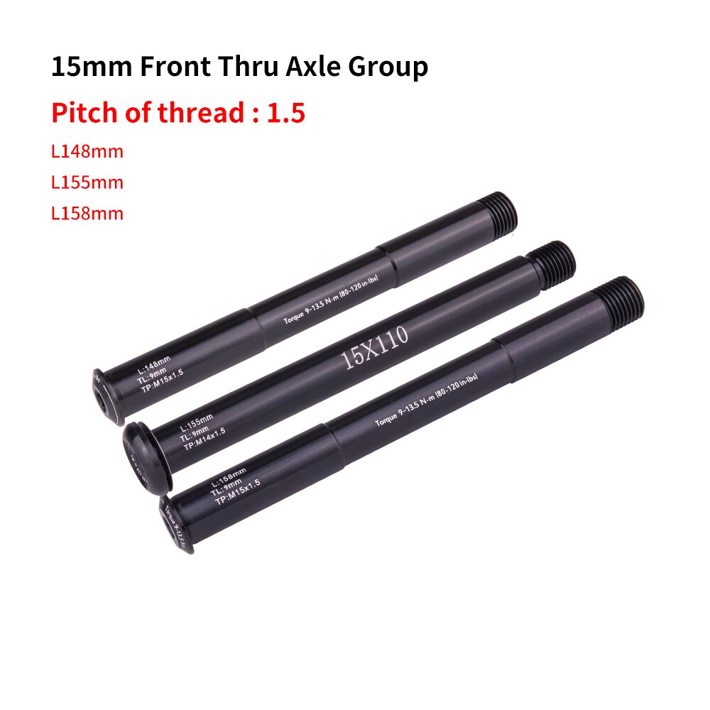 ZTTO-axe traversant de vélo de route, moyeu avant et arrière 12mm, 15mm, axe de roue, 15x100, 12x142, 12x100, 12x148, 15x