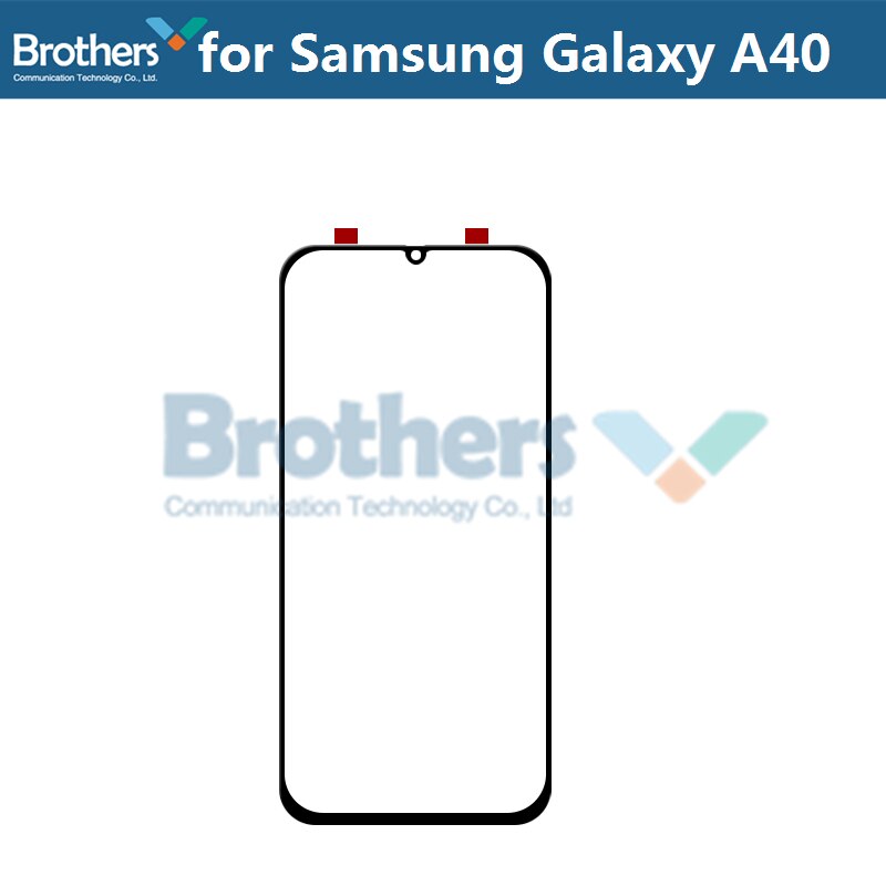 Lente de Cristal exterior para Samsung Galaxy A10, A20, A30, A40, A50, A60, A70, A90, pantalla táctil, cristal frontal LCD de repuesto: 1pcs for A40