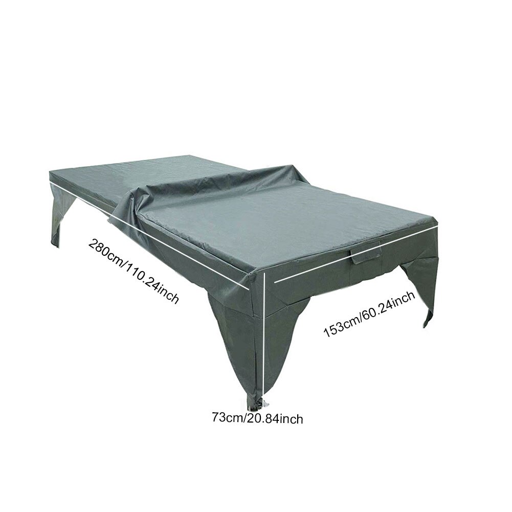 Table Tennis Cover - Waterproof, UV Resistant, Foldable - Oxford Cloth for Indoor/Outdoor Play