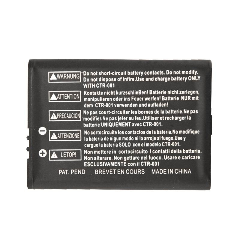2000 Mah 3.7V Oplaadbare Lithium-Ion Batterij Pack Voor Nintendo 3DS Vervangende Batterij Met Gereedschap