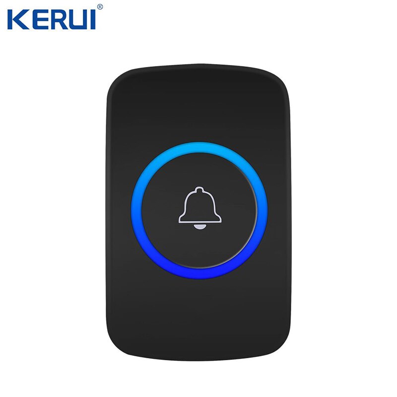 Kerui-timbre inalámbrico con botón de emergencia, sistema de alarma de seguridad para el hogar, llamada de emergencia, timbre de puerta, 10 Uds.