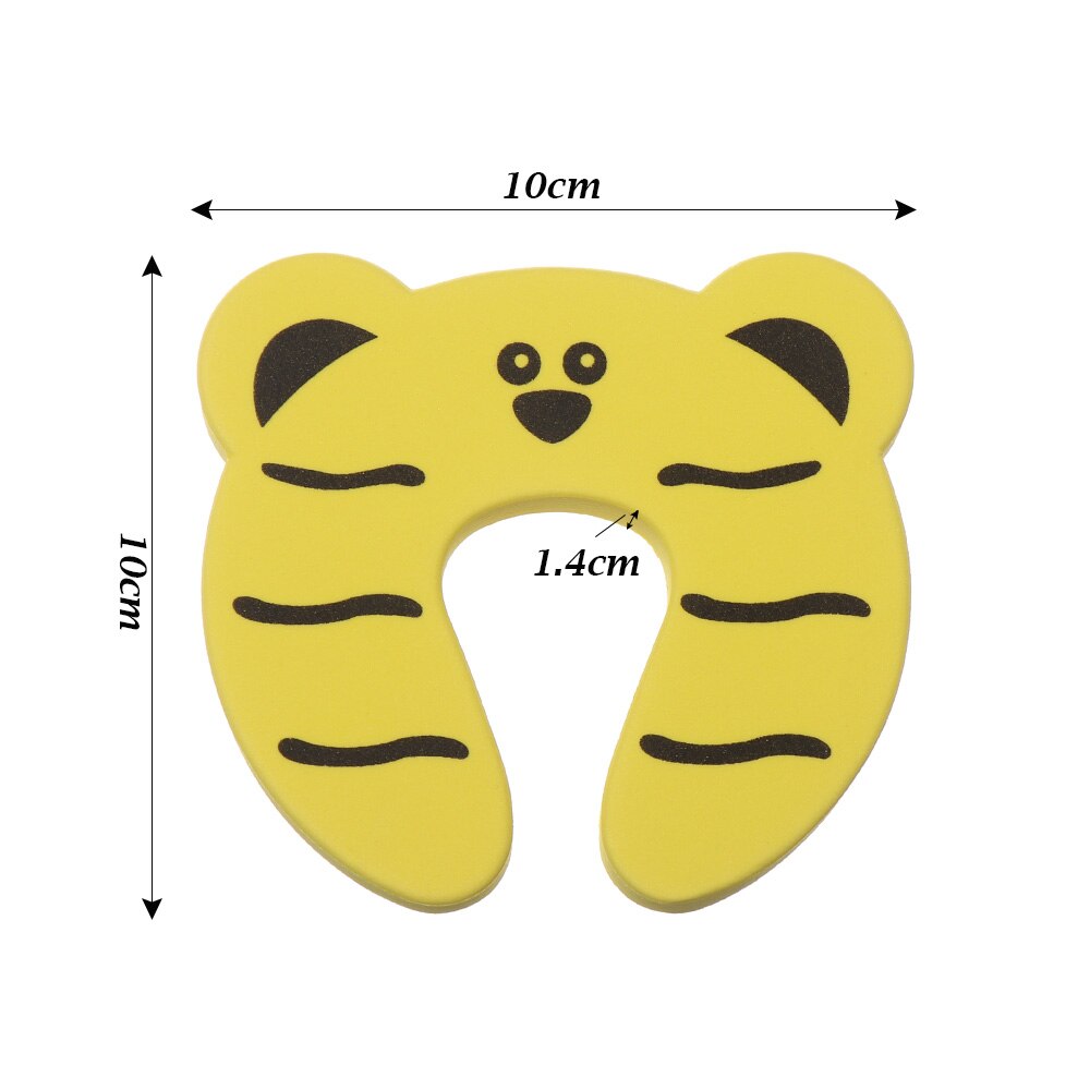 5Pcs/Set Child Safety Protection Baby Safety Cute Animal Security Card Door Stopper Baby Newborn Care Child Lock Protection