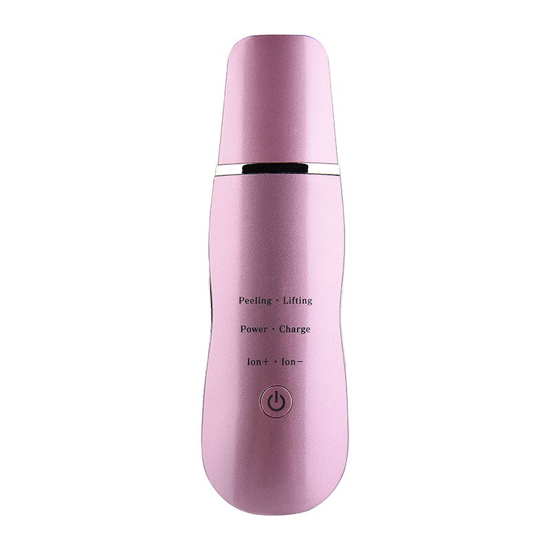 Épurateur de peau à ultrasons, machine de nettoyage du visage en profondeur, outil d'élimination des rides, des pores et des points noirs, masseur vibrant pour le visage: Violet