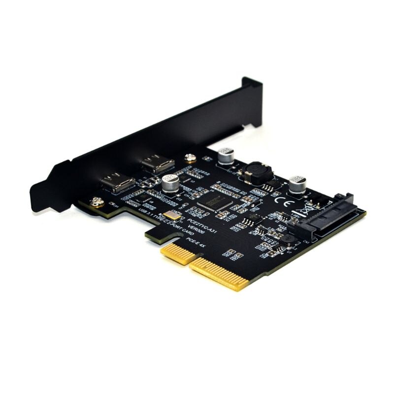 USB3.1 to Type-C 2Port Expansion Card PCI-E4X to U... – Grandado