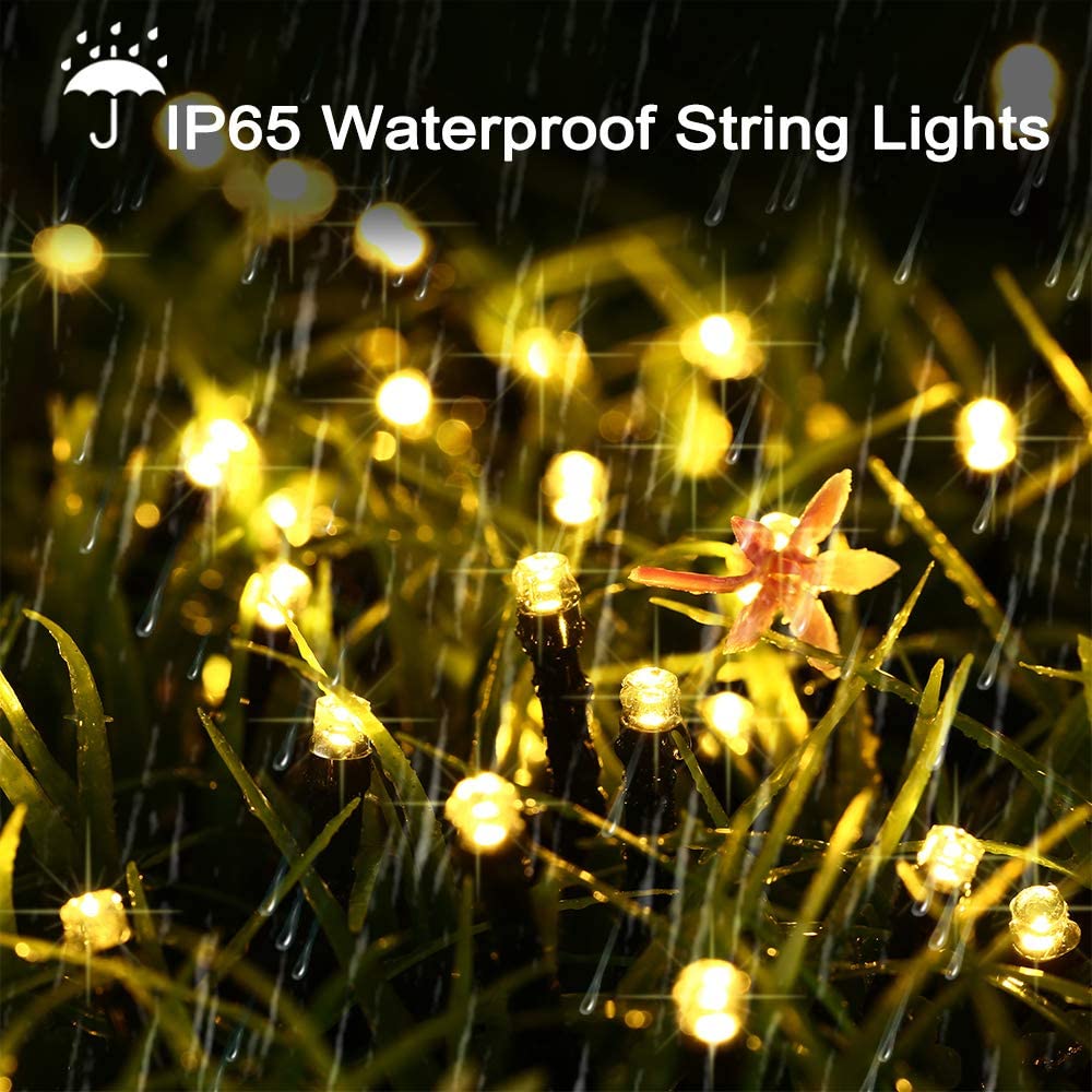 IP65 Waterproof Solar LED String Fairy Light Energy Lights Christmas Garden Lighting Courtyard Landscape Decorative