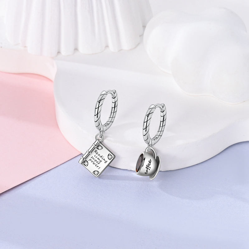 925 Sterling Silver Zirconium Hoop Earrings For Women Jewelry Anniversary Wedding Making Jewelry