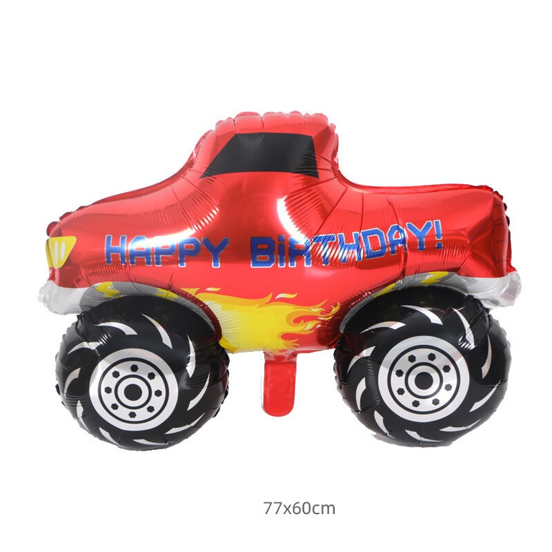 Cartoon Auto Ballon Kinderen Speelgoed Drijvende Lucht Bal Auto Trein Pickup Vrachtwagen Verjaardagsfeestje Decoratie Aluminium Folie Ballon: Pickup trucks