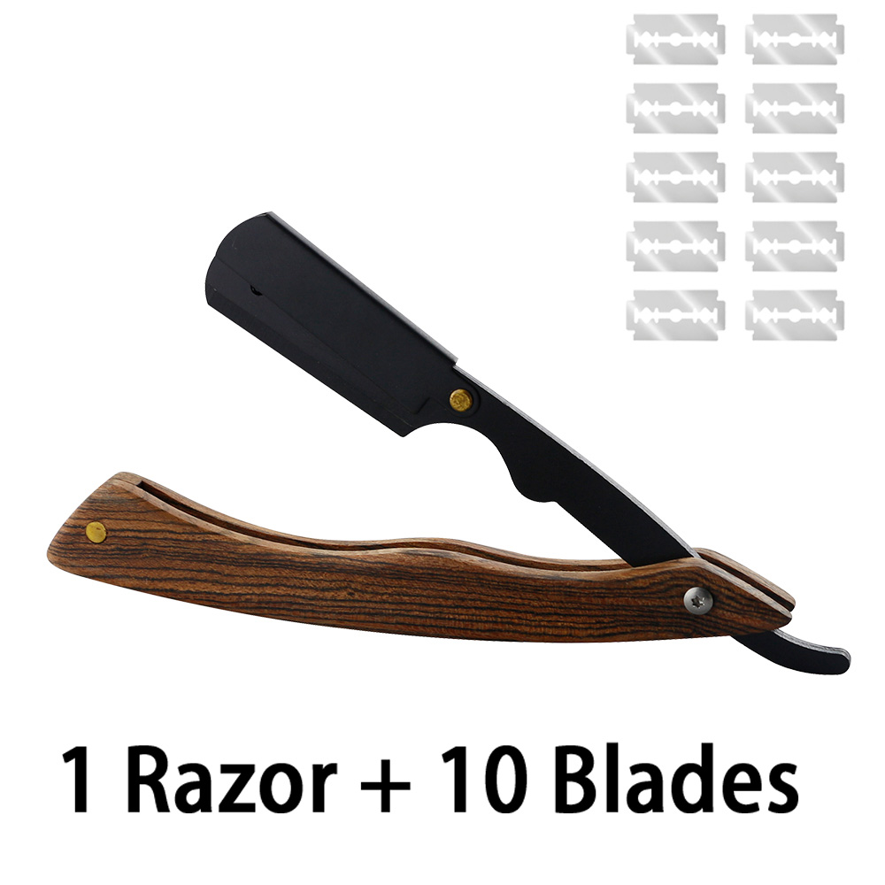 Rasoir manuel pour hommes, en acier inoxydable, pliable, tondeuse à cheveux, accessoires de coupe de cheveux
