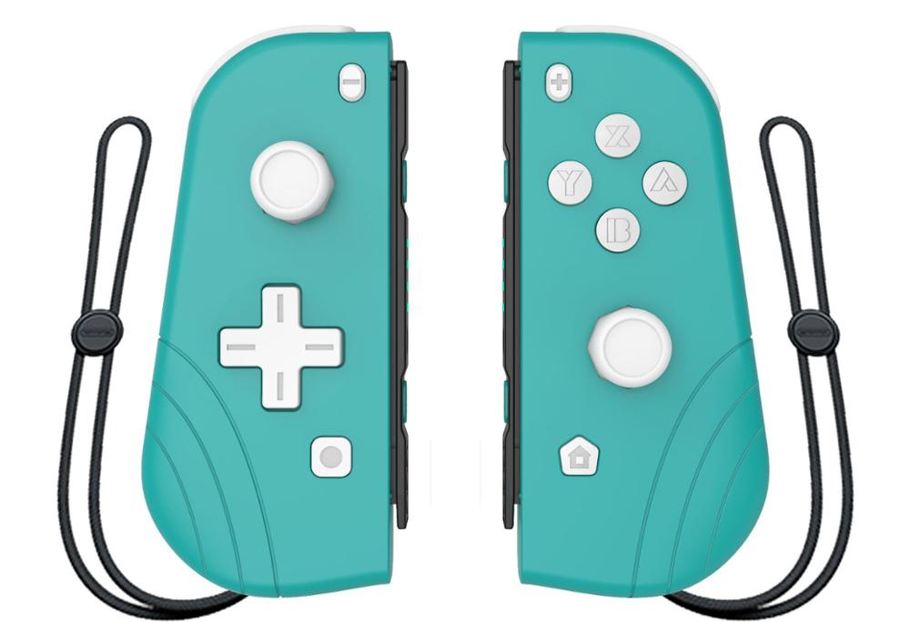 for Nintendo Switch Bluetooth Left & Right Wireless Controller 2 vibration six-axis somatosensory function one-click wake-up: turquoise