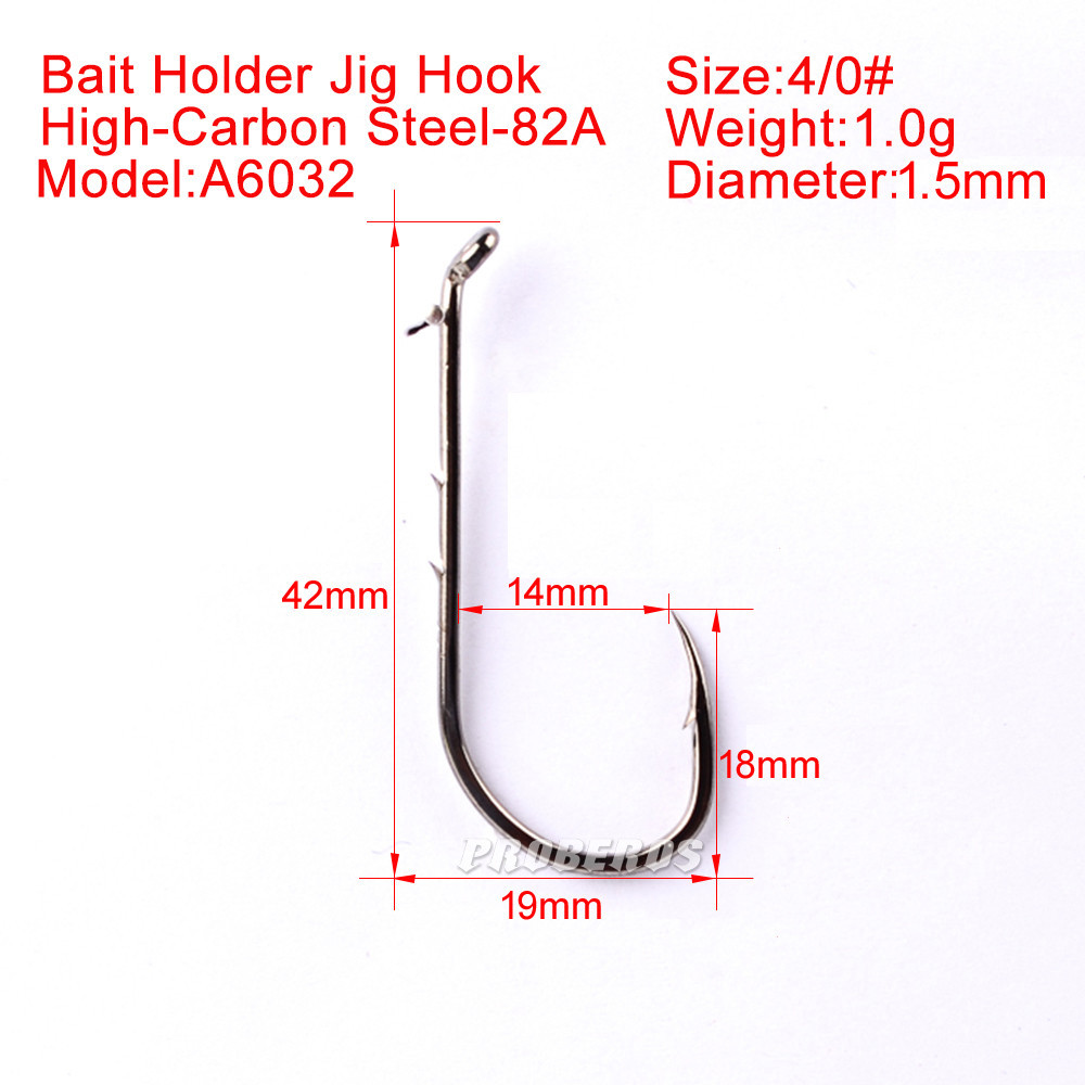 10pcs Barbed high carbon steel single hook Bait HookBarbed Fishing Hooks Sea Worm sofe lures Single Hook Set Fishing: E