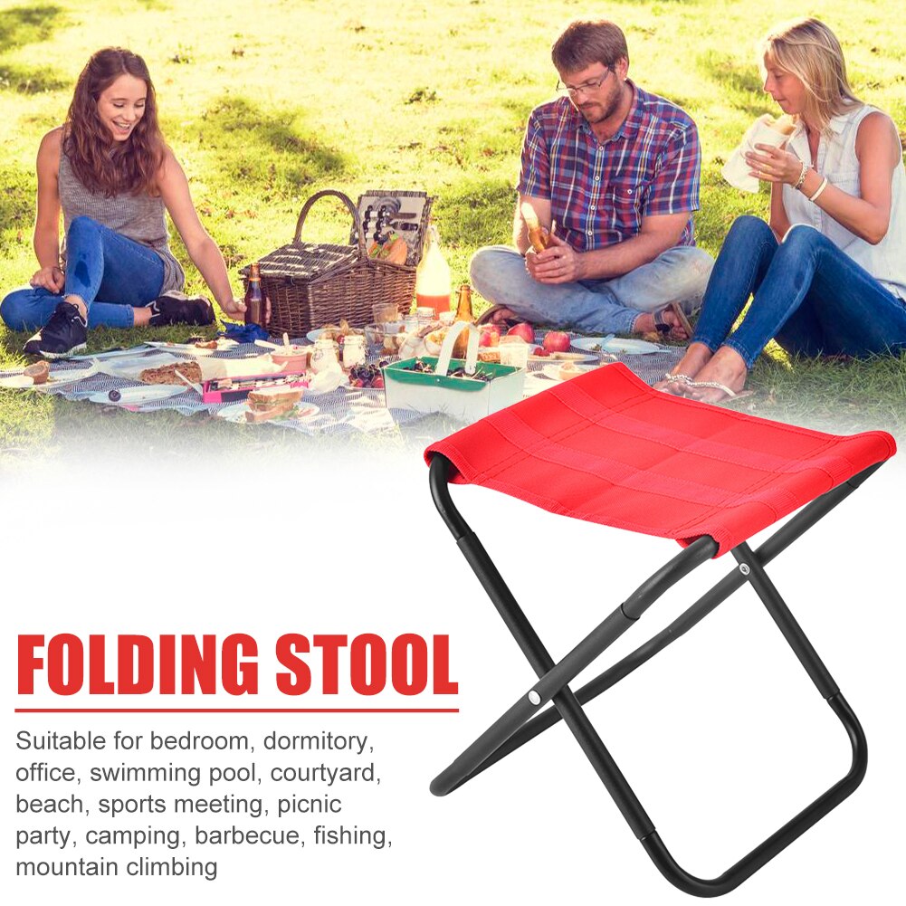Lightweight Folding Folding Fishing Chair Outdoor Camping Hiking Picnic Travel Train Seat Chair Camping Barbecue Stool