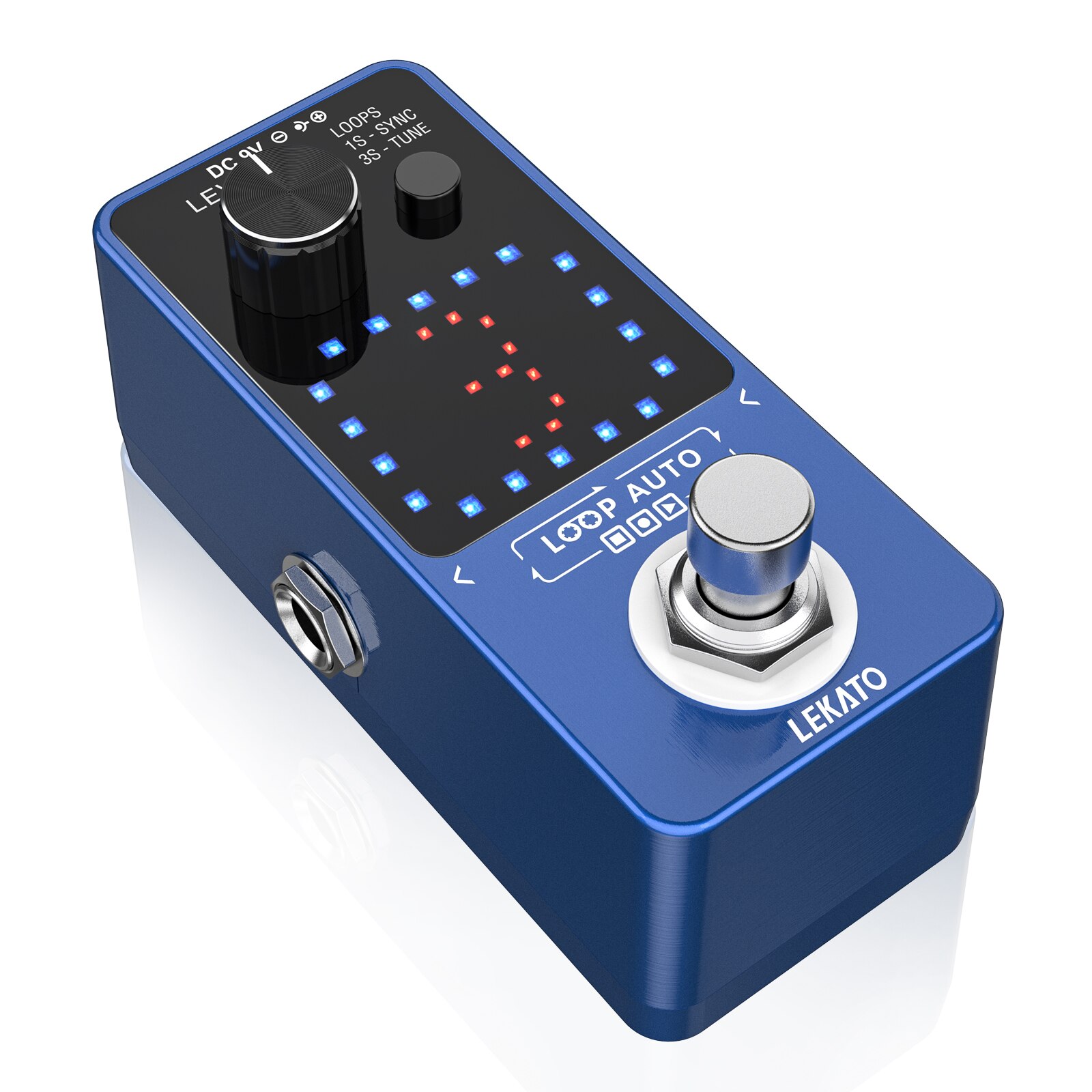 Lekato Mini Gitaar Effect Pedaal Guitarra Tuner Looper Pedaal Elektrische Gitaar Looper Lus Opnemen 3 Wave Slot Per 6 Minuten pedalboard