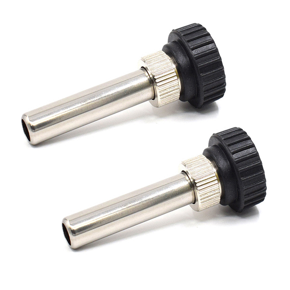 Estação de solda adaptador de alça de ferro para esd 852d 936 937d 898d 907 hakko ponta de ferro cânula embalagem + 5 peças ferramenta de pontas de ferro de solda