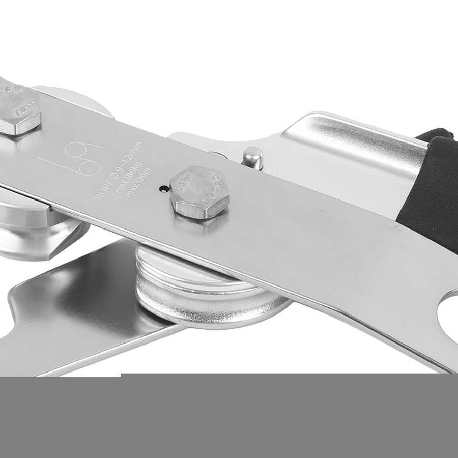 Climbing Descent Device Self-braking Stop Descender Gear Outdoor Climbing Caving Rappelling Abseiling Device Downhill Descender