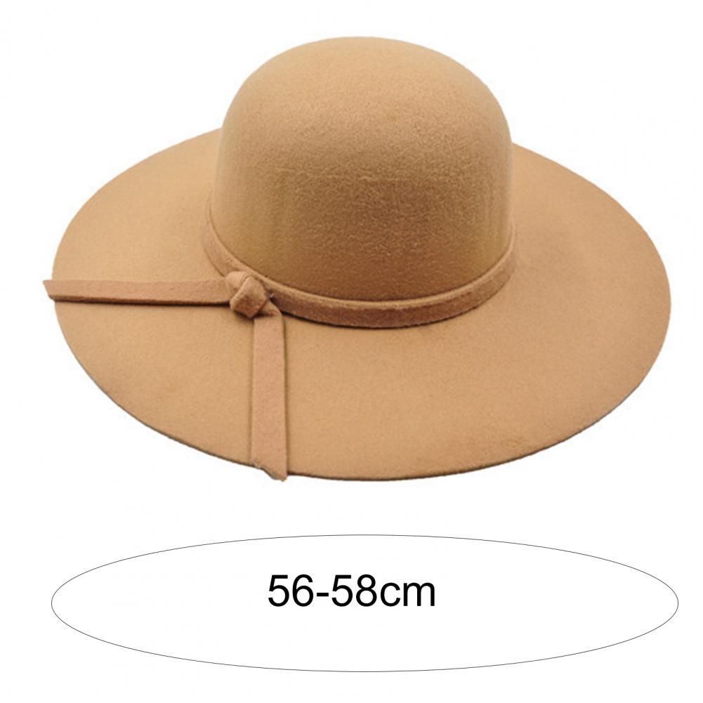 Gorro de lana con visera ancha y lazo para mujer, gorro de playa con visera ancha, redondo, cálido, con protección solar, para otoño e invierno,