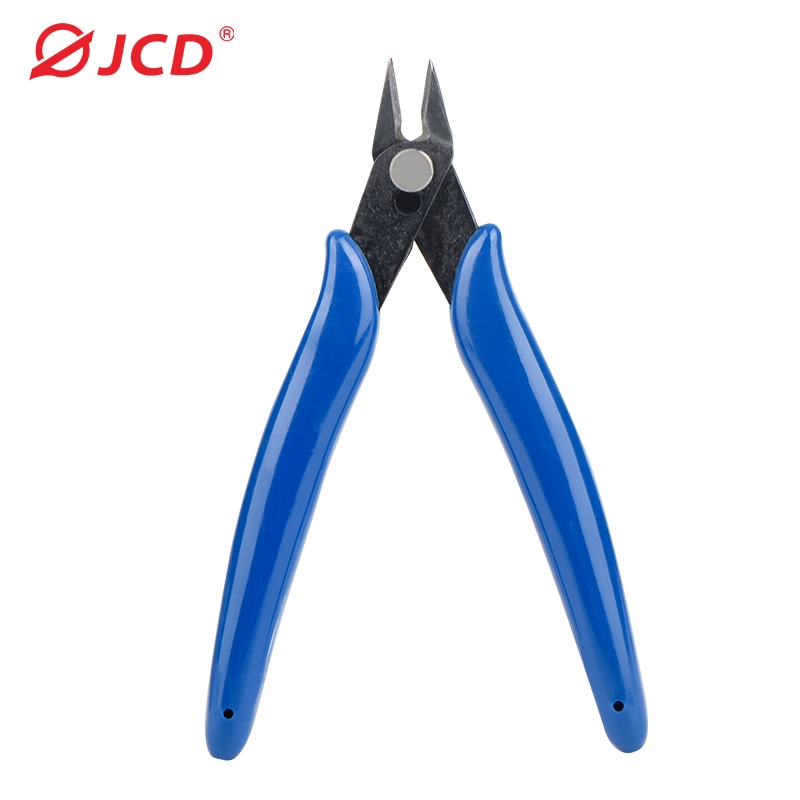 JCD Soldering Holder Electrical Wire Cutters Cutting Side Snips Flush Pliers Multi Functional Anti-shock Nipper Welding Tools