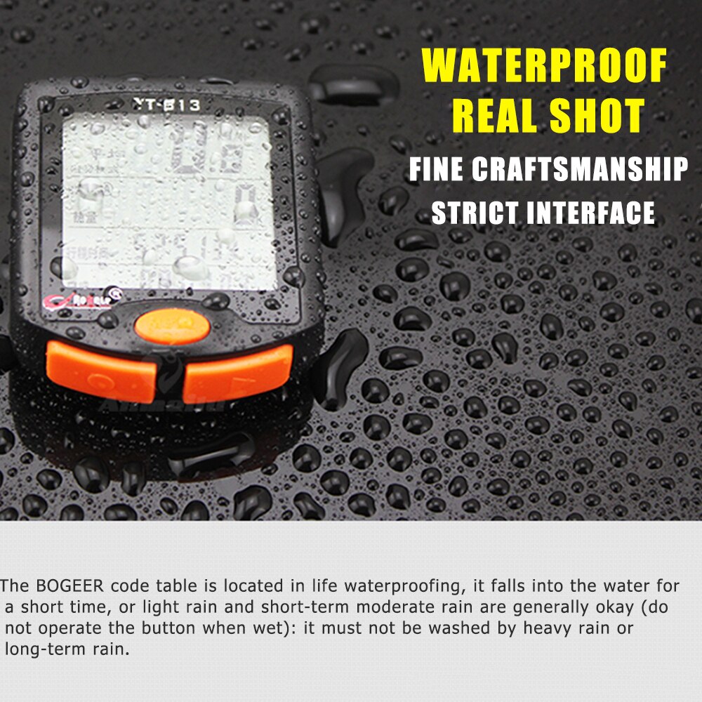 Multifunctionele Bike Speed Meter Fiets Computer Snelheidsmeter Met Sport Sensoren Waterdichte Snelheidsmeter Digitale Fiets Computer