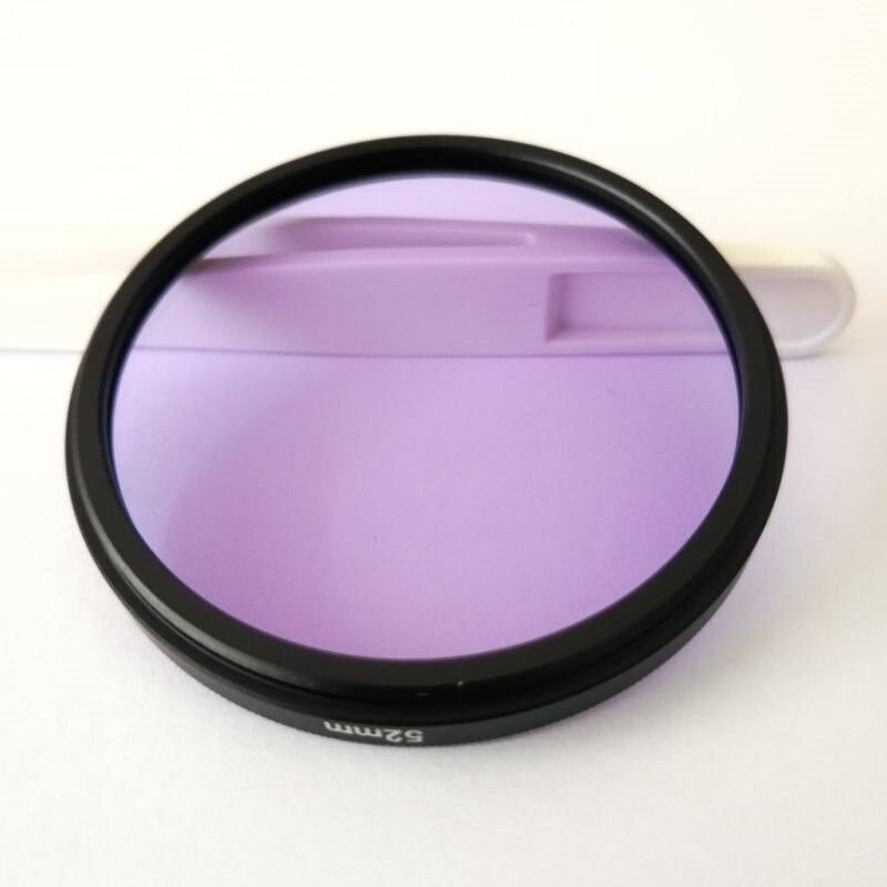 Praseodimio neodimio filtro de vidrio de calibración de longitud de onda BG20 Anti-luz amarilla daño fotografía cielo estrellado