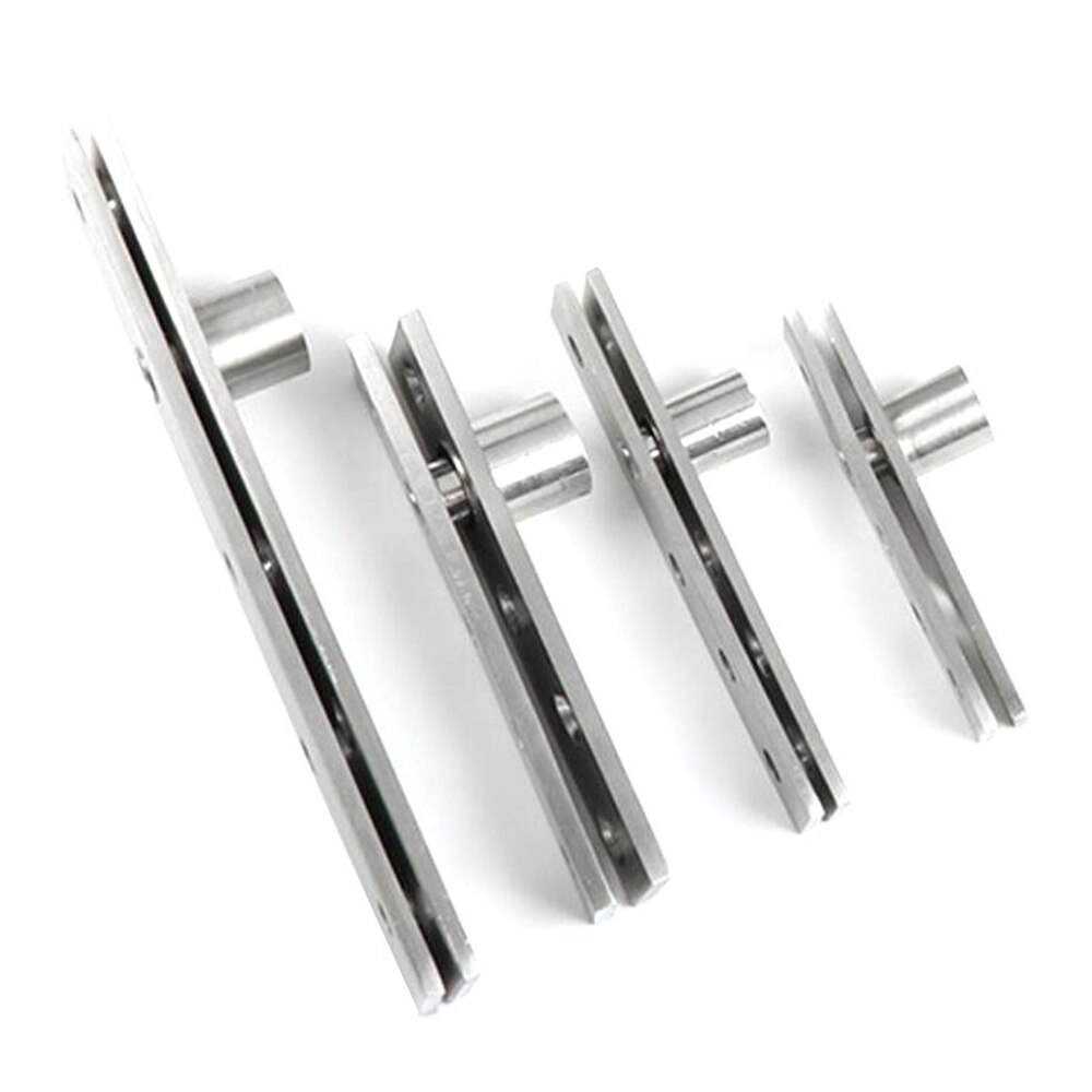 270 Degree Rotation Axis 75/100/150mm Stainless Steel Up and Down Doors Rotating Hinges Location Shaft Hidden Pivot Hinge